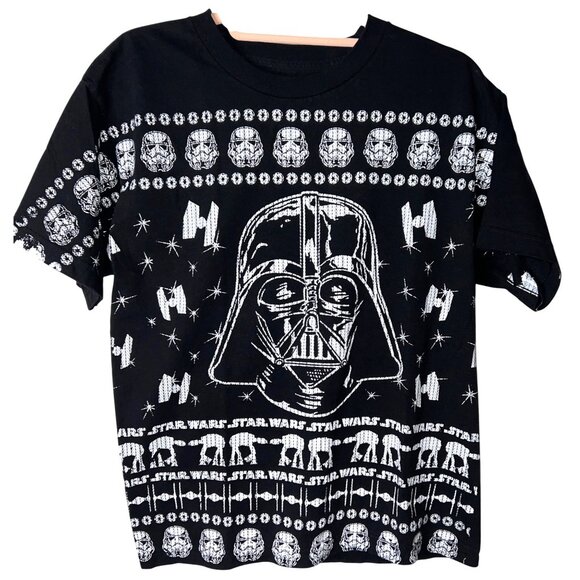 Star Wars Darth Vader Graphic Tee Black Disney Parks Authentic XL Unisex T-Shirt - Picture 1 of 3